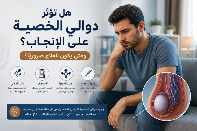 هل تؤثر دوالي الخصية على الإنجاب؟
