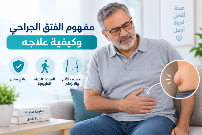 مفهوم الفتق الجراحي وكيفية علاجه