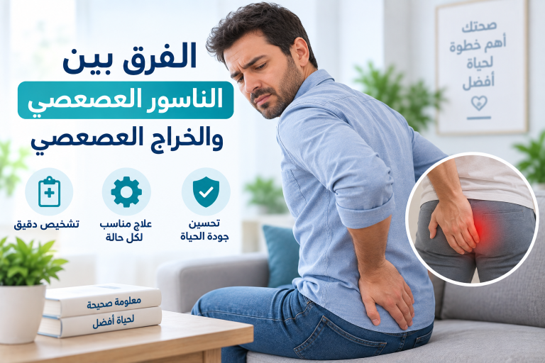 الفرق بين الناسور العصعصي والخراج العصعصي