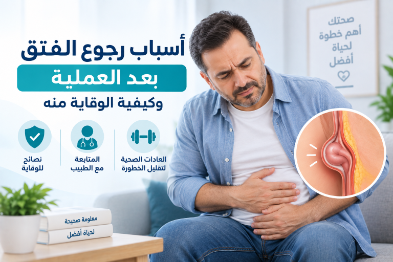 أسباب رجوع الفتق بعد العملية وكيفية الوقاية منه